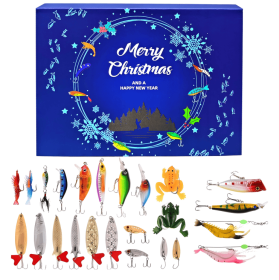Christmas Countdown Fishing Calendar - 24 Day Fishing Set For Adult Men And Teen Boys - 2025 Christmas Surprise (Option: Fishing set) Christmas Countdown Fishing Calendar - 24 Day Fishing Set For Adult Men And Teen Boys - 2025 Christmas Surprise (Option: Fishing set)